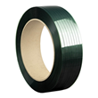 PET Strapping Band Embossed Green, 16mm x 1200m x 1.00mm, 600kgf